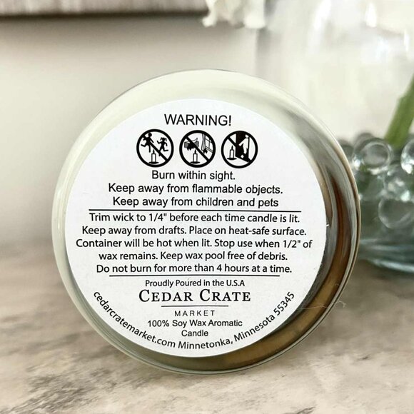 Premium 10 oz. Soy Candle; Humorous Label; (Citrus, Woodsy, Lavender) - Picture 4 of 4